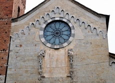 The almost 1.000 years old cathedral in Albenga