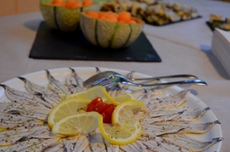 Ligurian antipasti - Anchovies with lemon