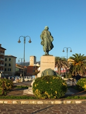 Monument of Christopher Columbus in Lavagna