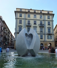 Moderne Kunst in der Altstadt von La Spezia 