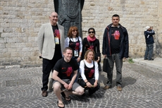 Das SCHWARZE Team der Paparazzi City Tour in Italien