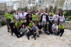 Die Teilnehmer einer Paparazzi City Tour in Italien 2014
