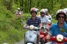 Vespa Tour in the green landscapes of Liguria