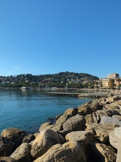 Rapallo is located next to the famous Portofino
