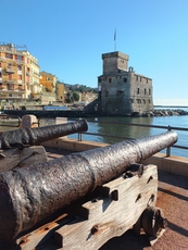 The famous Castello at Rapallo which was built in the 16th century