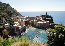 Unique view at Vernazza in the Cinque Terre