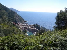 View at Vernazza in the Cinque Terre