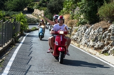 Vespa Tour with panoramic views in the Ligurian hinterland